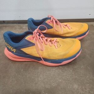 Hoka One One Womens Zinal 1119400 RYCM Orange Running Shoes Womens Size 9B